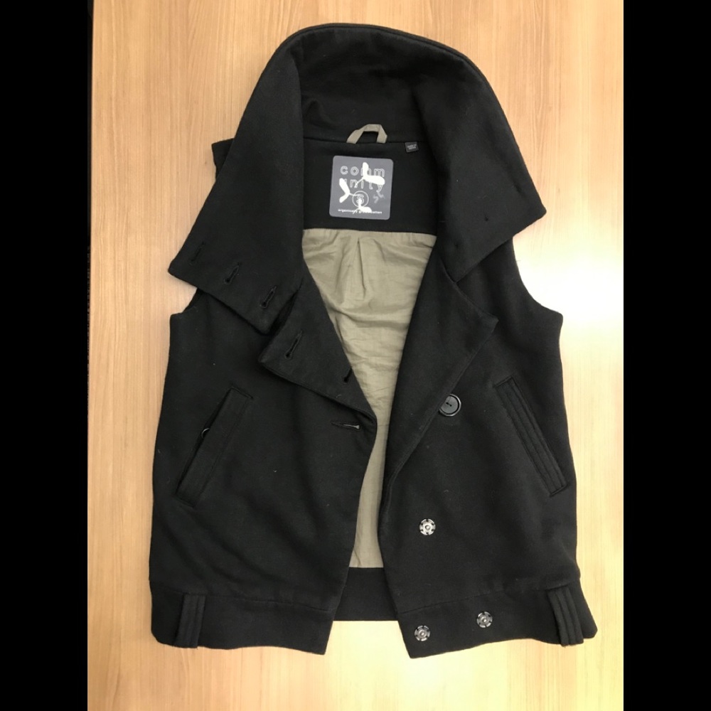 Black Moto Style Vest by Community